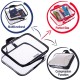 Clear Toiletry Bag - Compression Packing Cube Black