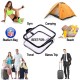 Clear Toiletry Bag - Compression Packing Cube Black