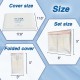 10 pcs Disposable Airplane Tray Covers Set
