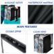 Shoe Travel Bag for Multiple Shoes 8 Pairs - Travel Shoe Organizer - Portable Luggage Shoes Carrier Sneaker Bag - Shoe Storage Case - Oxford